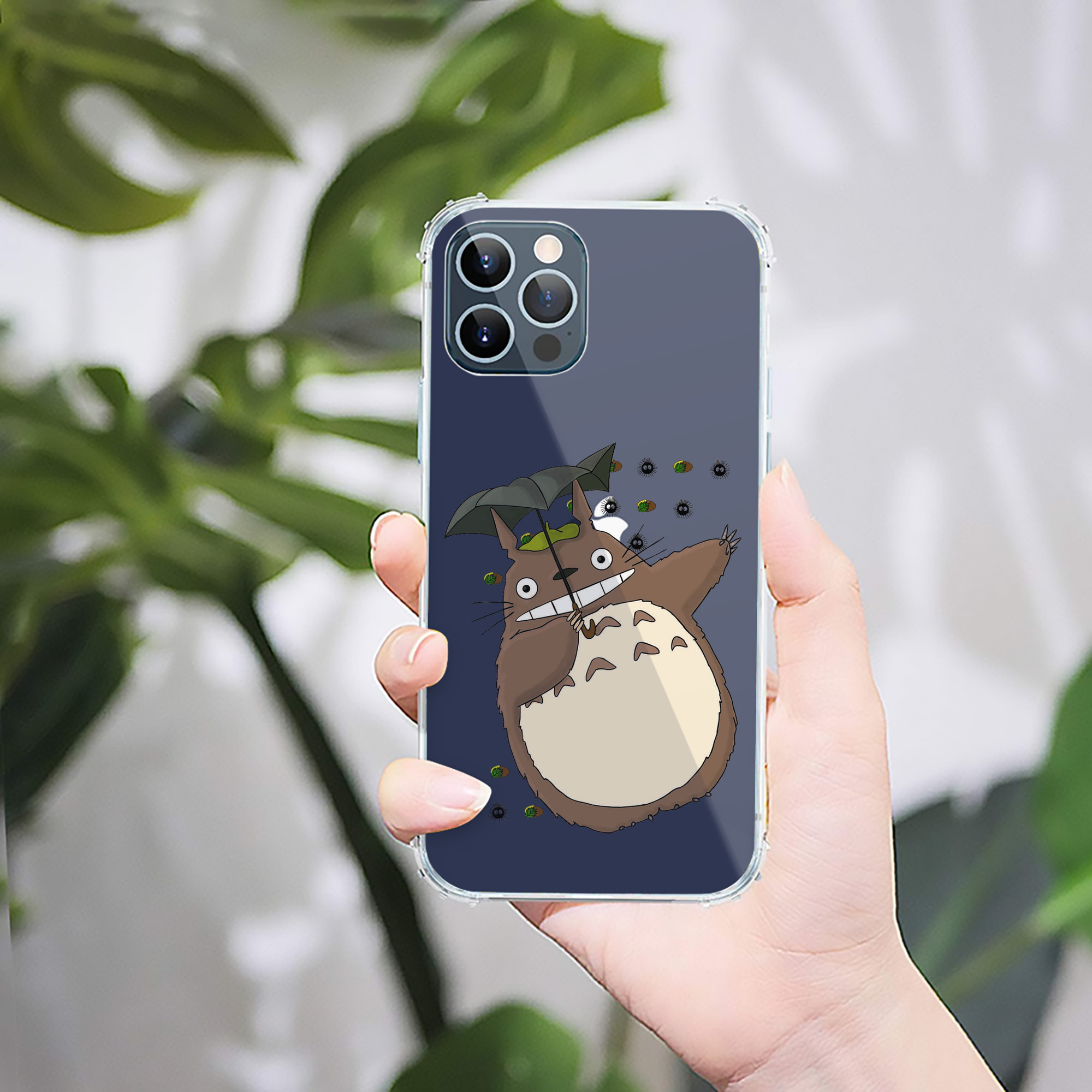 （画像用） となりのトトロ 草壁メイ 草壁サツキ My Neighbor Totoro Satsuki Kusakabe Mei Kusakabe 【iPhone 12シリーズ対応】透明スマホケース（クリアソフトケース）